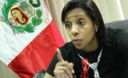 La congresista  Leyla Chihuan en su despacho