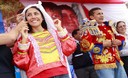 Ollanta Humala, acompañado de la Primera Dama Nadine Heredia, lanzó en Huánuco el programa Te Veo Bien