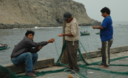 Pescadores trabajan, pero presevando los recursos de nuestro mar, el Mar de Grau