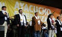 Presidente Ollanta Humala, participó en ceremonia de entrega de reparaciones colectivas a deudos de víctimas en Lucanamarca
