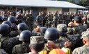 Presidente Ollanta Humala, impartió instrucciones al personal militar que trabaja en la zona selvática de Kiteni en Cusco