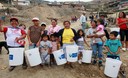 Ministro de Salud Alberto Tejada Noriega, lanza campaña de almacenamiento de agua saludable en San Juan de Miraflores