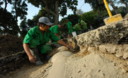 Trabajadores municipales mejoran veredas, parques y jardines de la ciudad de Lima este 2012