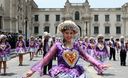 Danzas típicas en la Plaza de Armas de Lima