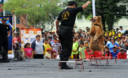 Policía canina realizó una exhibición en el Congreso de la República