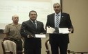 Ministro de Defensa, Alberto Otárola, participa en firma de convenio entre las Fuerzas Armadas y el Sector Empresarial en la Cámara de Comercio