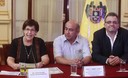 Alcaldesa de Lima, Susana Villarán, habla sobre la entrada en vigencia del Nuevo Reglamento de Transporte Urbano en Lima Metropolitana