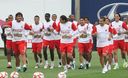 Presidente Ollanta Humala  visitó a la selección nacional de fútbol