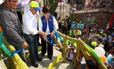 Alcaldesa de Lima, Susana Villarán, inauguró escaleras en el distrito de Independencia