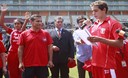Presidente Ollanta Humala participó de los Juegos Deportivos Escolares Nacionales 2012, en el Estadio Nacional