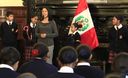 Primera Dama de la Nación, Nadine Heredia, en el Salón Tupac Amaru del Palacio de Gobierno