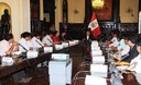 Presidente Ollanta Humala se reunió con representantes del Vrae en Palacio de Gobierno