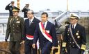 Presidente de la República, Ollanta Humala, en los distritos de Chorrillos y la Punta en el aniversario de Grau