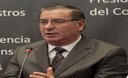 Premier Oscar Valdés, y el presidente de la región Ancash, César Alvarez,en conferencia sobre desarrollo del proyecto Chinecas