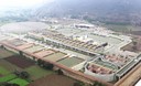 Imágenes aéreas de la planta de tratamiento de agua Huachipa y Ramal Norte