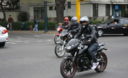 Los motociclistas en las calles de Lima
