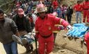 Bomberos del Perú en medio de un simulacro en las calles de Lima