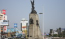 La Plaza Grau nombrada en honor del máximo héroe peruano Almirante Miguel Grau Seminario quien durante la Guerra con Chile fue comandante del Monitor Huáscar