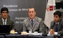 Presidente del Consejo de Ministros, Oscar Valdés, expone en conferencia sobre 'Politica Nacional del Gobierno Electrónico'