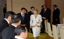 Presidente de la Republica Ollanta Humala Tasso en audiencia especial con el Emperador Akihito, en el Palacio Imperial de Japón