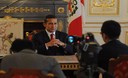 Presidente de la República, Ollanta Humala, durante conferencia de prensa en Japón