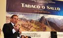 El ministro de Salud Alberto Tejada en conferencia sobre el tabaco y la salud