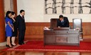 Presidente Ollanta Humala y su homólogo de Corea del Sur, Lee Myung-bak, en la Casa Azul, residencia presidencial surcoreana