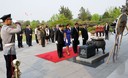 Presidente Ollanta Humala rindió un homenaje a los mártires de la Guerra de Corea, en el Memorial Tower del Cementerio Nacional de Corea del Sur