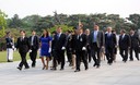 Presidente Ollanta Humala rindió un homenaje a los mártires de la Guerra de Corea, en el Memorial Tower del Cementerio Nacional de Corea del Sur