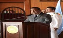 Ministro de Defensa, José Urquizo, participó  en ceremonia de saludo de los altos mandos de las Fuerzas Armadas