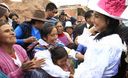 La Primera Dama de la Nación, Nadine Heredia, en su visita a Puno