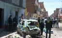 Explosión en el frontis de comisaría central de Juliaca