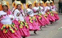 Distrito puneño de Unicachi presentó colorido pasacalle en el Patio de Palacio de Gobierno