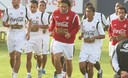 La selección peruana de fútbol entrena en las instalaciones de la Videna de San Luis