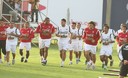 La selección peruana de fútbol entrena en las instalaciones de la Videna de San Luis