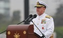 Nuevo Jefe del Comando Conjunto de las Fuerzas Armadas, Almirante José Ernesto Cueto, en ceremonia de reconocimiento