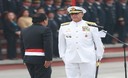 Nuevo Jefe del Comando Conjunto de las Fuerzas Armadas, Almirante José Ernesto Cueto, en ceremonia de reconocimiento