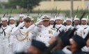 Nuevo Jefe del Comando Conjunto de las Fuerzas Armadas, Almirante José Ernesto Cueto, en ceremonia de reconocimiento