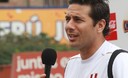 Claudio Pizarro, declara a la prensa luego de entrenamiento de esta mañana