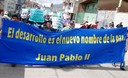 Marcha por la paz en la ciudad de Cajamarca