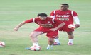 Claudio Pizarro farfán y Paolo guerrero entrenaron  junto sus compañeros de la selección peruana de futbol