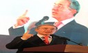 Conferencia del Ex-Presidente de Colombia, Alvaro Uribe, en la region del Callao.