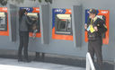 Los cajeros automaticos están por todo sitio en San Isidro