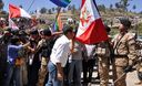 Presidente Ollanta Humala la casa donde le dieron refugio durante gesta democrática en Locumbaen, en la región Moquegua.