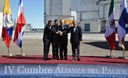 Presidente Ollanta Humala, en la firma del acuerdo marco de la Alianza del Pacífico, en la Región chilena de Antofagasta