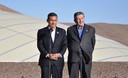 Presidente  Ollanta Humala, en conferencia de prensa de la Alianza del Pacífico, en la región chilena de Antofagasta