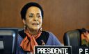 La ministra de Cultura, Susana Baca, fue elegida para presidir la Quinta Reunión de Ministros y Máximas Autoridades de Cultura de las Américas, en la ciudad de Washington