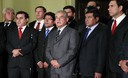 Presidente Ollanta Humala sostuvo reunión con presidentes regionales en el salón dorado de palacio de gobierno