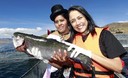 Primera Dama Nadine Heredia en el lanzamiento de la marca colectiva 'Andean Trout' (trucha andina) en Puno