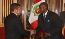 Presidente Ollanta Humala recibio a Director de la ONUDI Kandeh Yumkella en palacio de gobierno